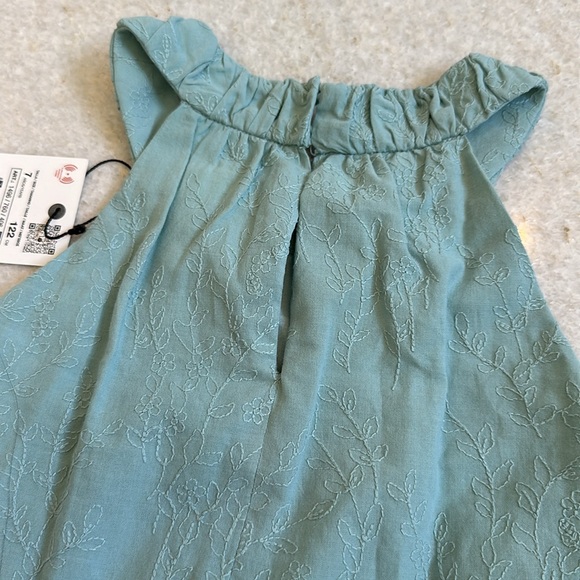 EMBROIDERED HALTER TOP Zara kids - Picture 4 of 5